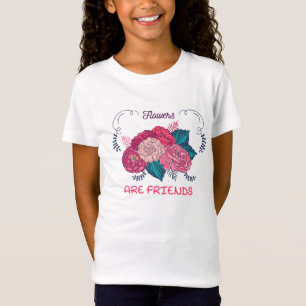 Camiseta Las flores son amigos