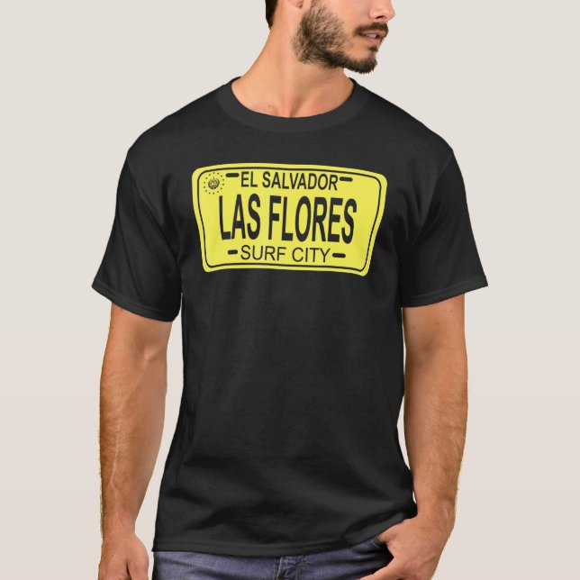 Camiseta Las Flores Surf City El Salvador (Anverso)