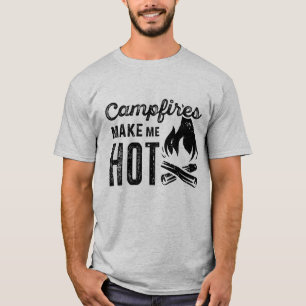 Camiseta Las fogatas me hacen estar caliente