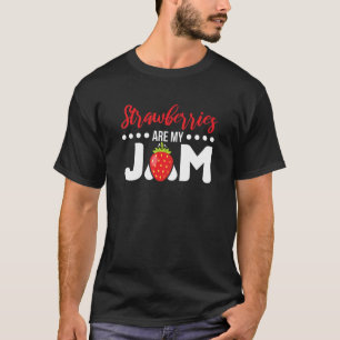 Camiseta Las fresas son mi fresa de verano de mermelada
