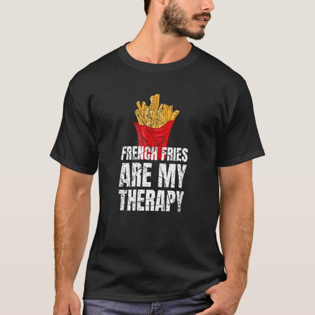 Camiseta Las frutas francesas son mi comida rápida terapéut (Anverso)