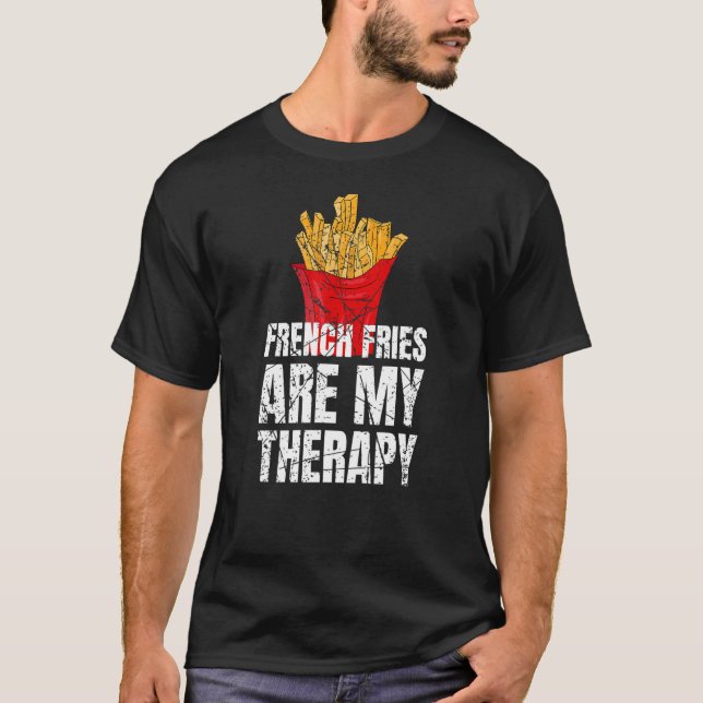 Camiseta Las frutas francesas son mi comida rápida terapéut (Anverso)