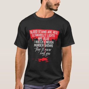 Camiseta Las Fuentes De Sangre Son Luces Ultravioletas Roja
