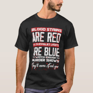 Camiseta Las Fuentes De Sangre Son Luces Ultravioletas Roja