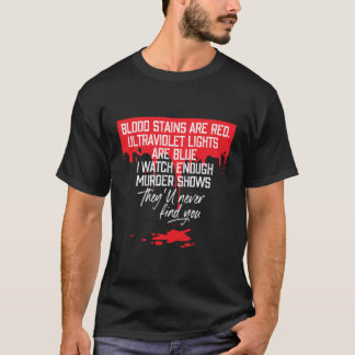 Camiseta Las Fuentes De Sangre Son Luces Ultravioletas Roja