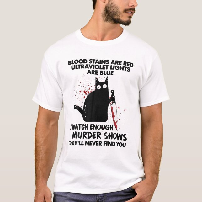 Camiseta Las Fuentes De Sangre-Son-Rojas-Ultravioleta-Luces (Anverso)