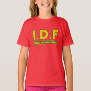 Camiseta Las fuerzas de defensa de la CA Israel 3 colorize