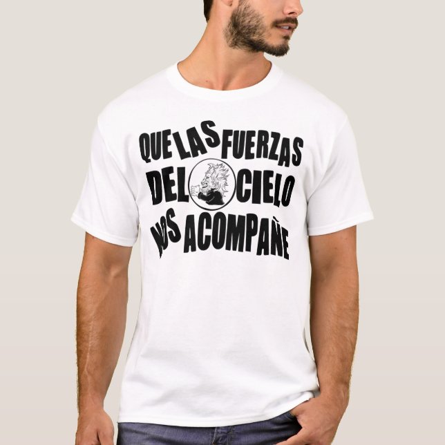 Camiseta Las Fuerzas Del Cielo Javier Milei Leon Black Y (Anverso)
