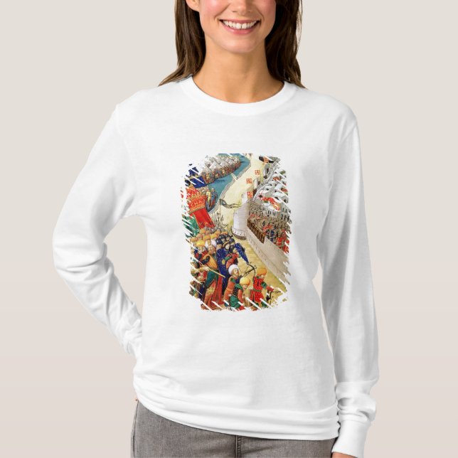 Camiseta Las fuerzas del turco que se preparan para la (Anverso)