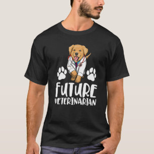 Camiseta Las futuras mujeres de Labrador Veteranas Aman Dog
