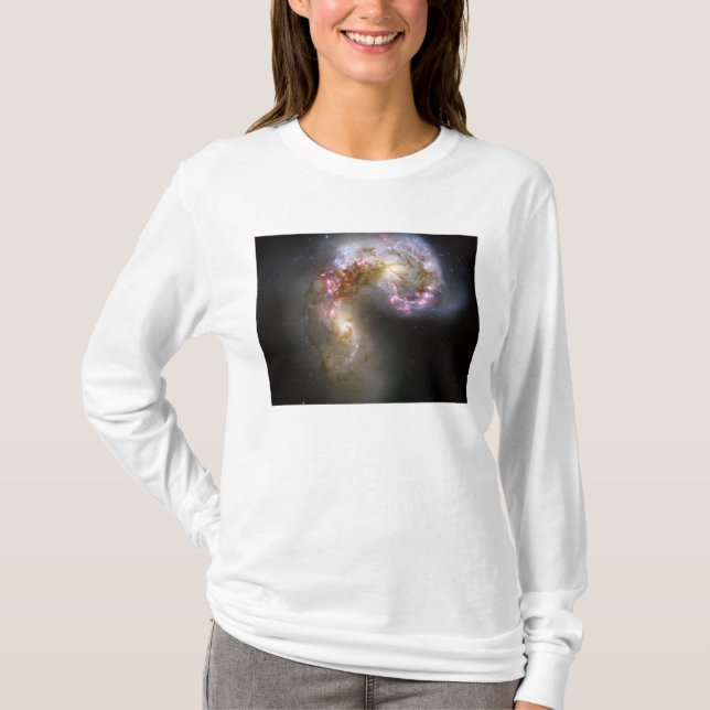 Camiseta Las galaxias de Antennae (Anverso)