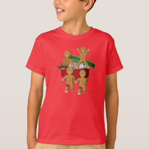 Camiseta Las galletas de pan de jengibre que se escapan de 