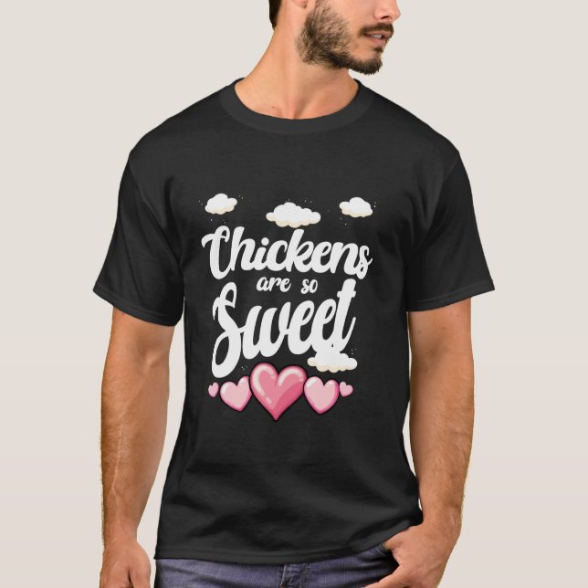 Camiseta Las Gallinas Son Tan Dulces Y Graciosas Gif (Anverso)