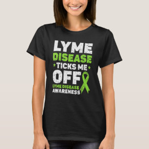Camiseta Las Garrapatas de la Enfermedad de Lyme Me Efastid