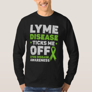 Camiseta Las Garrapatas de la Enfermedad de Lyme Me Efastid
