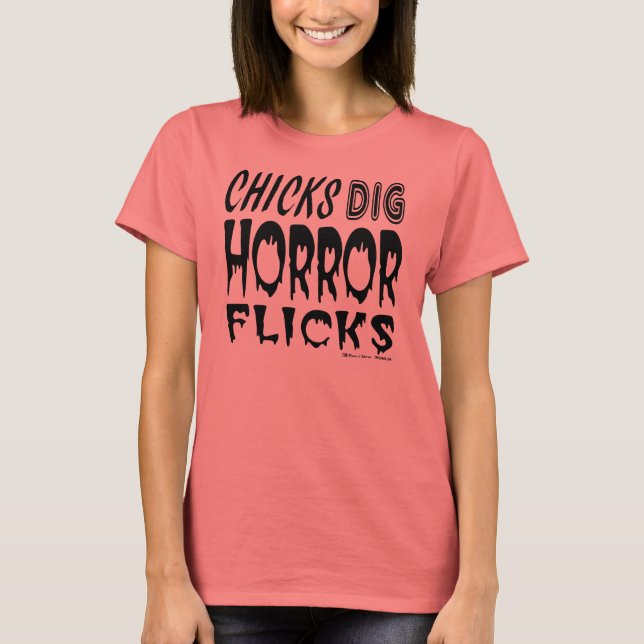 Camiseta Las garrapatas parpadean el horror (Anverso)