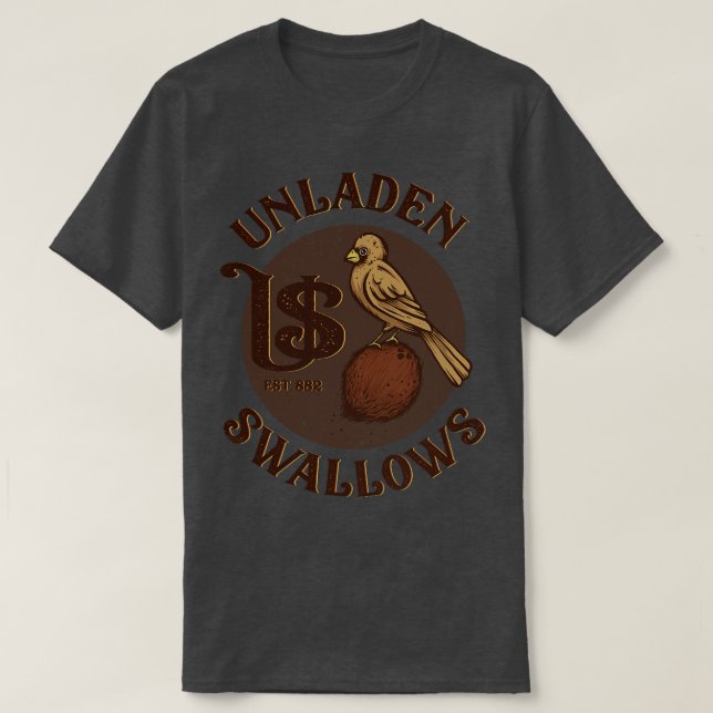 Camiseta Las golondrinas sin carga (Diseño del anverso)