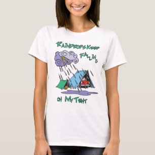 Camiseta Las gotas de lluvia siguen cayendo sobre mi humor 