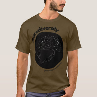 Camiseta las grandes mentes de la neurodiversidad piensan d