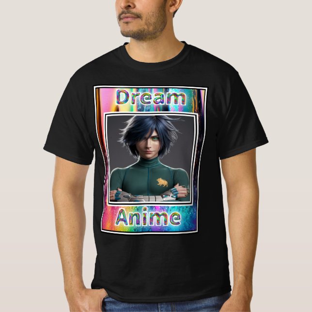 Camiseta Las grandes potencias sueñan con Anime (Anverso)