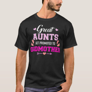 Camiseta Las grandes tías son ascendidas a madrina VNeck
