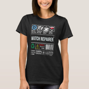 Camiseta Las Habilidades De Reparador De Watch Incluyeron L