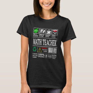 Camiseta Las habilidades del profesor de matemáticas incluy