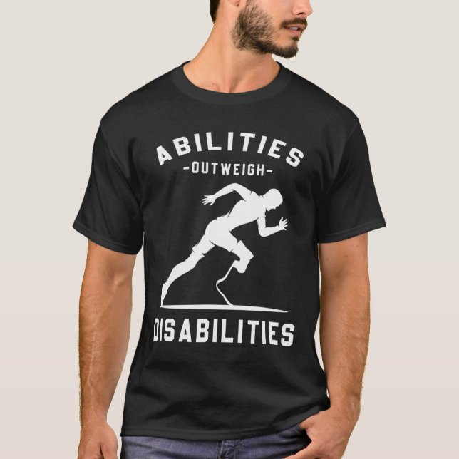 Camiseta Las habilidades superan a las discapacidades que s (Anverso)