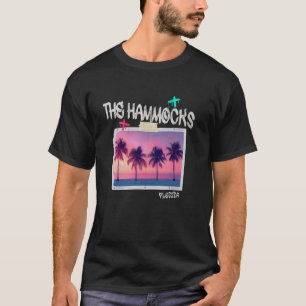 Camiseta Las Hamacas de la playa de Vintage Florida Retro S