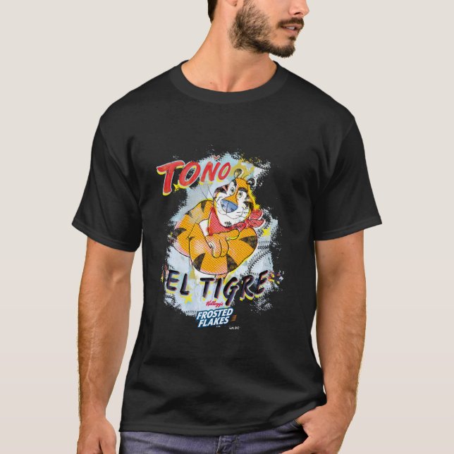 Camiseta Las heladas de Kellogg escarban al español Tony El (Anverso)