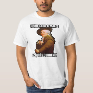 Camiseta Las hembras de la indiferencia adquieren la