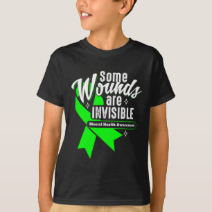 Camiseta Las Heridas Son Concienciación Invisible Sobre La