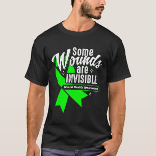 Camiseta Las Heridas Son Concienciación Invisible Sobre La 