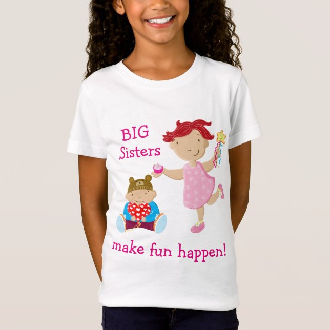 Camiseta ¡Las hermanas grandes se ríen suceder! (Anverso)