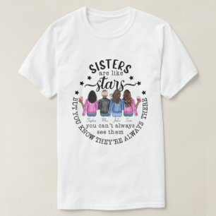 Camiseta Las Hermanas Personalizadas De RD Son Como Las Est