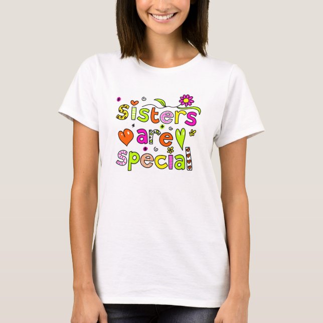 Camiseta Las hermanas son especiales (Anverso)