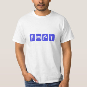 Camiseta Las herraduras del valor Camiseta-Comen la bebida