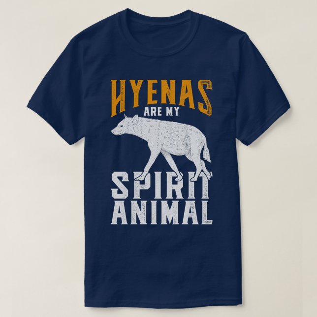 Camiseta Las hienas son mi hiena animal espiritual (Diseño del anverso)