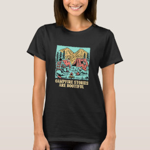 Camiseta Las Historias De Fogata Son Positivas En El Campin