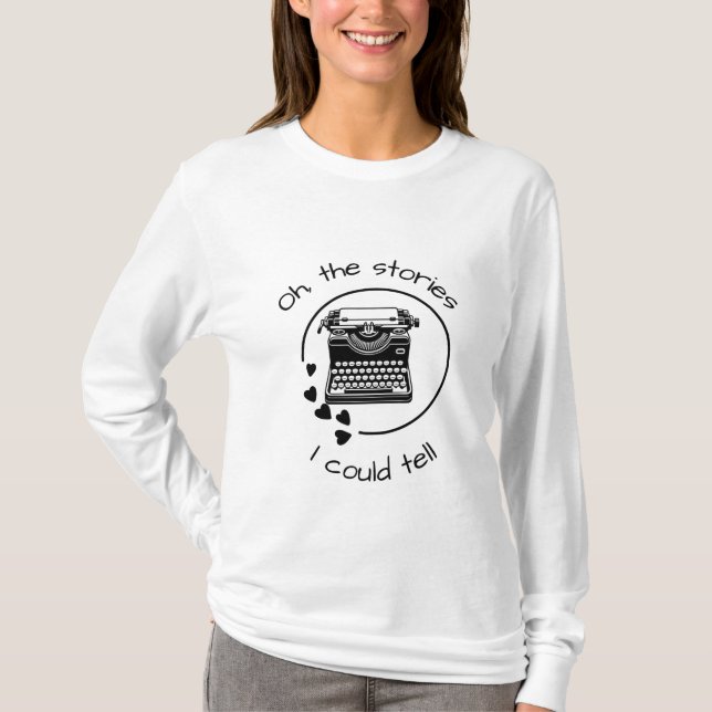 Camiseta Las Historias Que Podía Contar (Anverso)