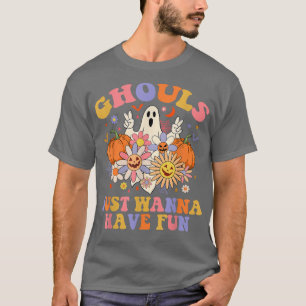 Camiseta Las Hombras Se Divertido Fantasma Floral Boo Calab