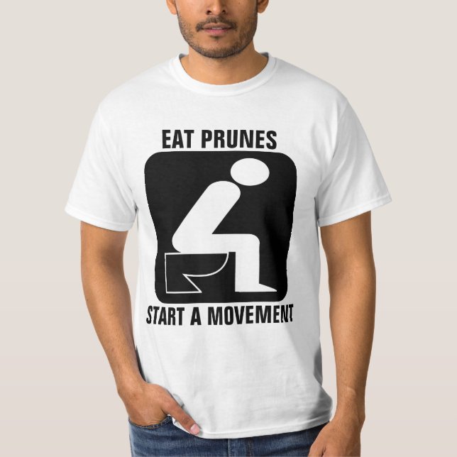 CAMISETA LAS HUELLAS DE COMIDA DIVERSAS EMPIEZAN UNA CAMISE (Anverso)