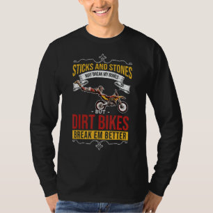 Camiseta Las Huellas Y Las Piedras Pueden Romper Mis Huesos