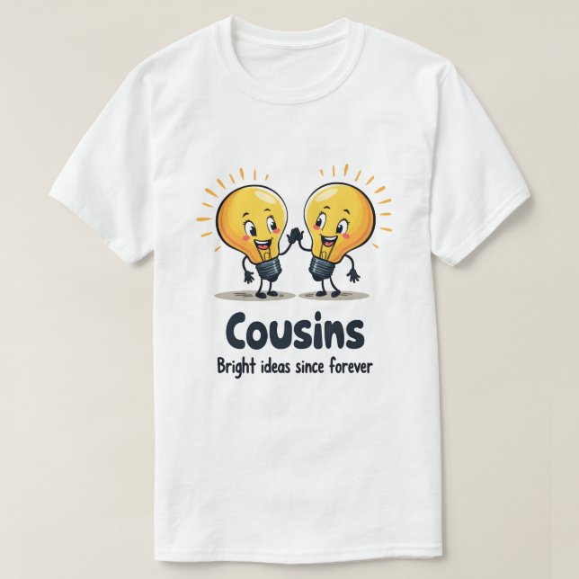 Camiseta Las ideas brillantes de los primos (Diseño del anverso)