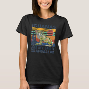 Camiseta Las Iguanas retro son mi animal espiritual