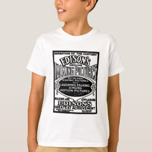 Camiseta Las imágenes que hablan 1913 de Edison