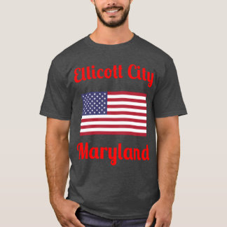 Camiseta Las impresiones elegantes de Ellicott City Marylan