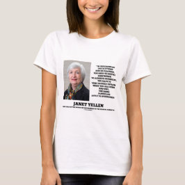 Camiseta Las instituciones de Janet Yellen Govt que enseñan
