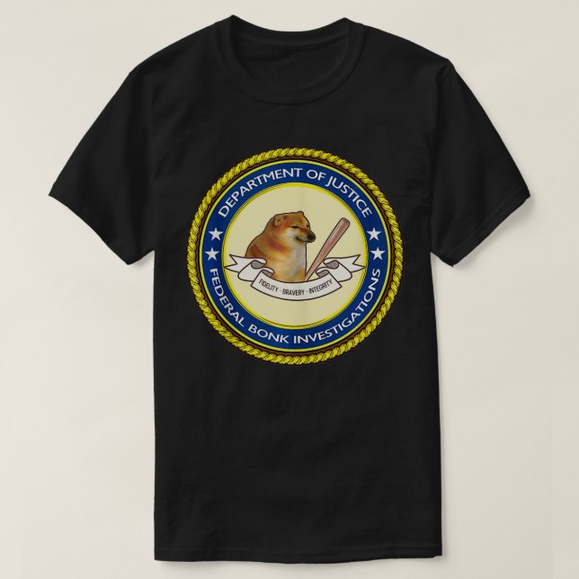 Camiseta Las investigaciones de la Reserva Federal Cheems D (Diseño del anverso)
