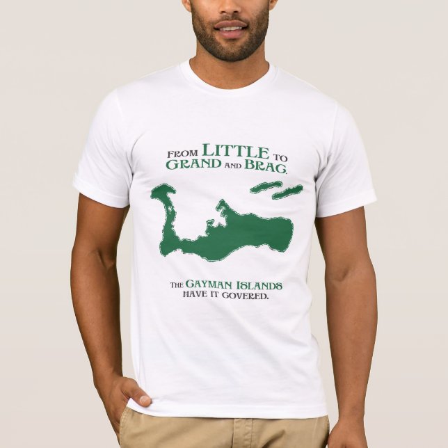 Camiseta ¡Las Islas Caimán… lo consiguieron cubierto! (Anverso)